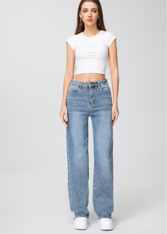 Vue arrière jean skinny