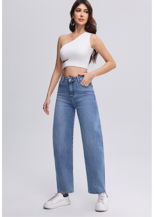 Vue arrière jean skinny