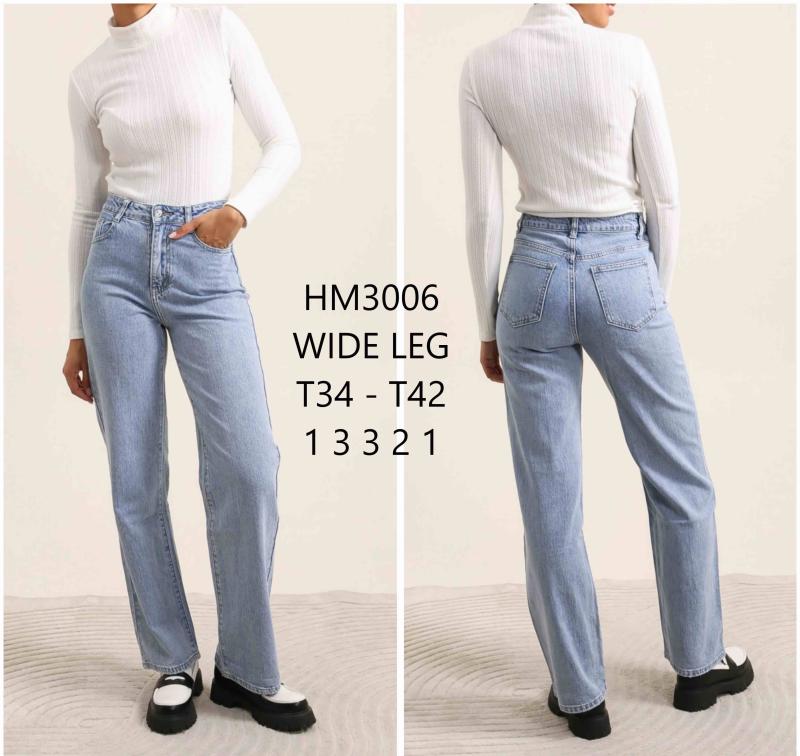 Jeans décontracté taille haute