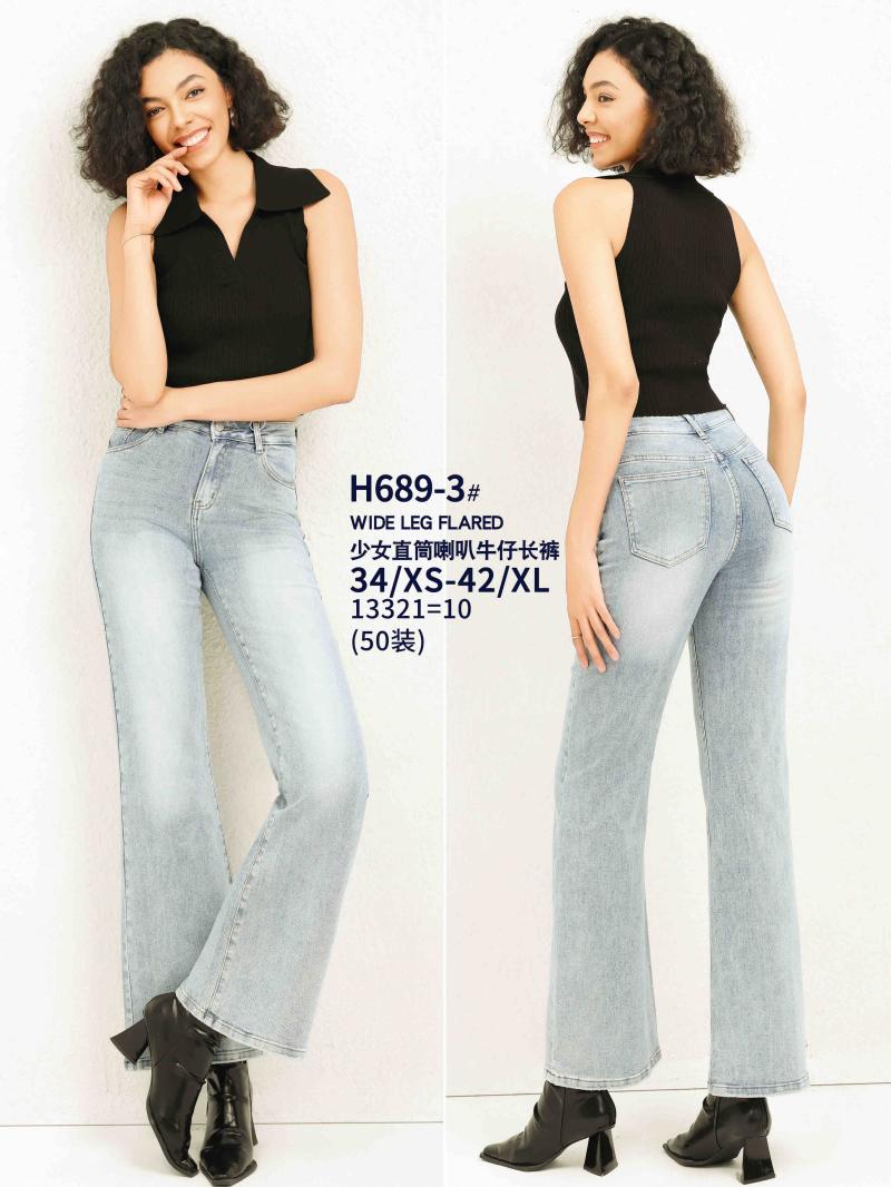 Flared jeans taille haute