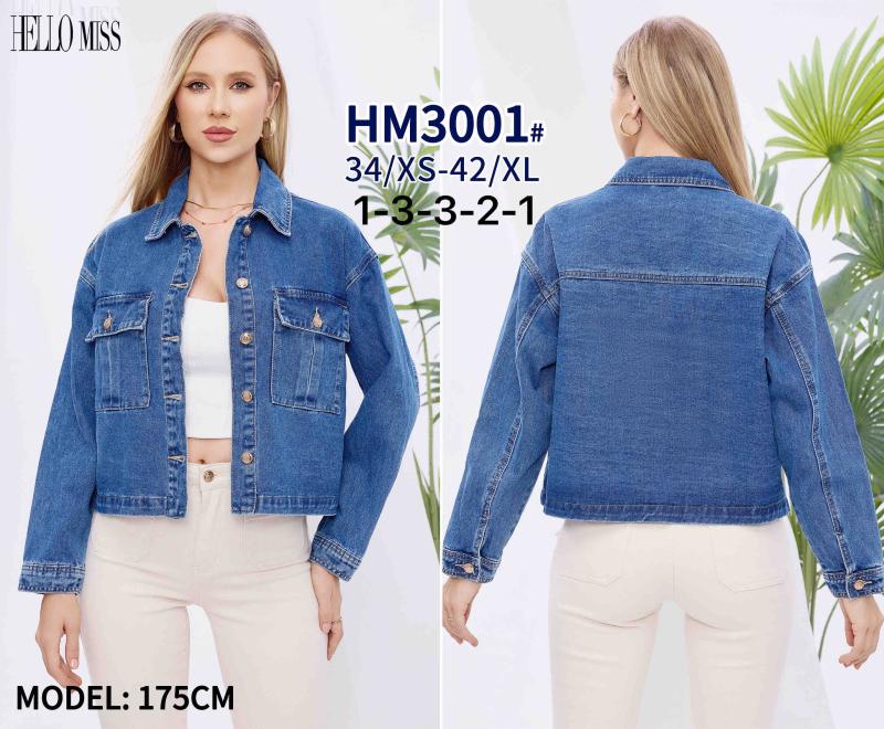 Veste jean oversize
