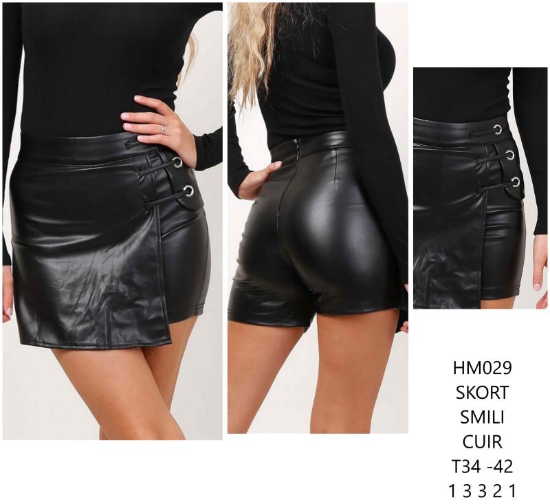 Jupe-short en pvc
