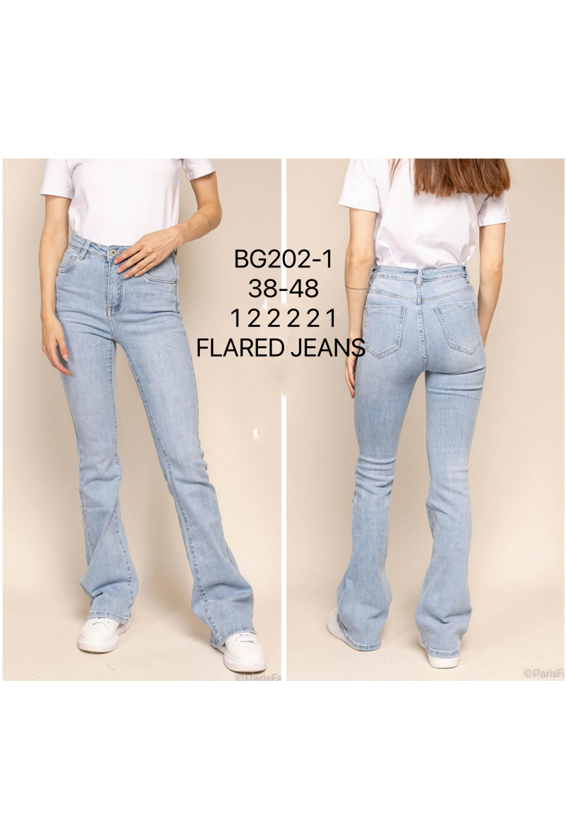 Flared jeans grande taille