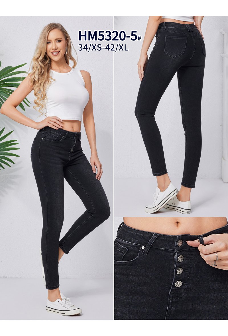 Slim jeans taille haute