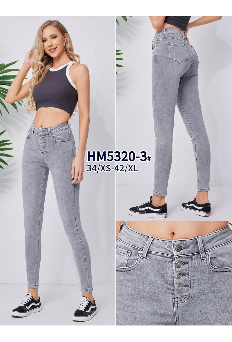 Slim jeans taille haute