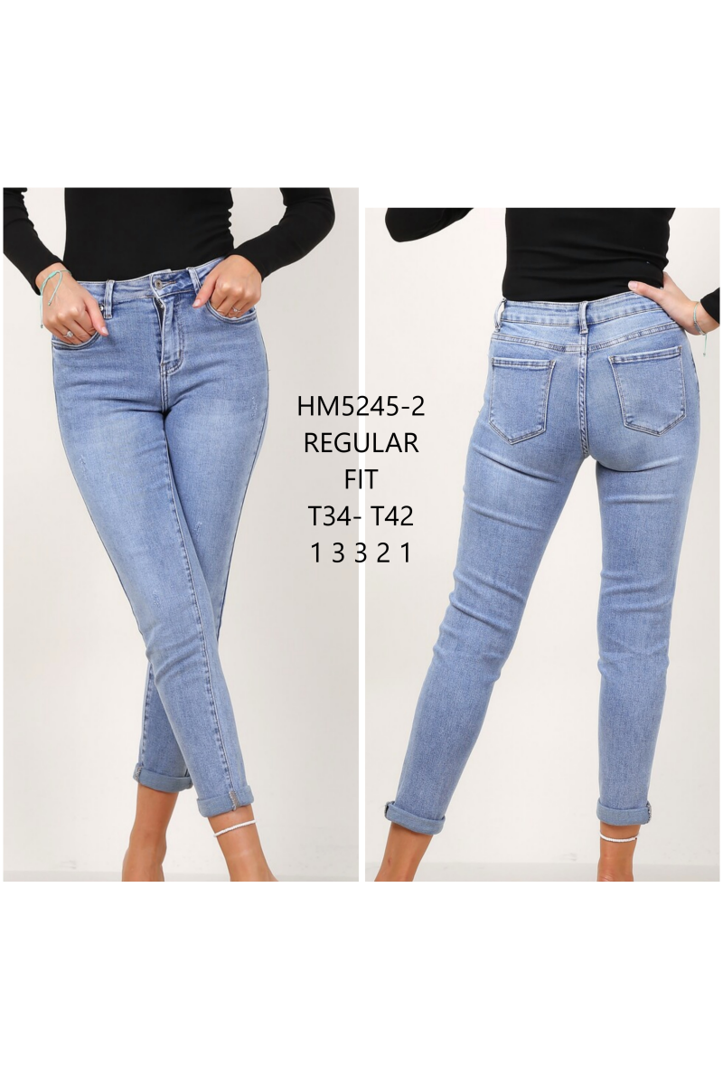 Regular jeans déchiré