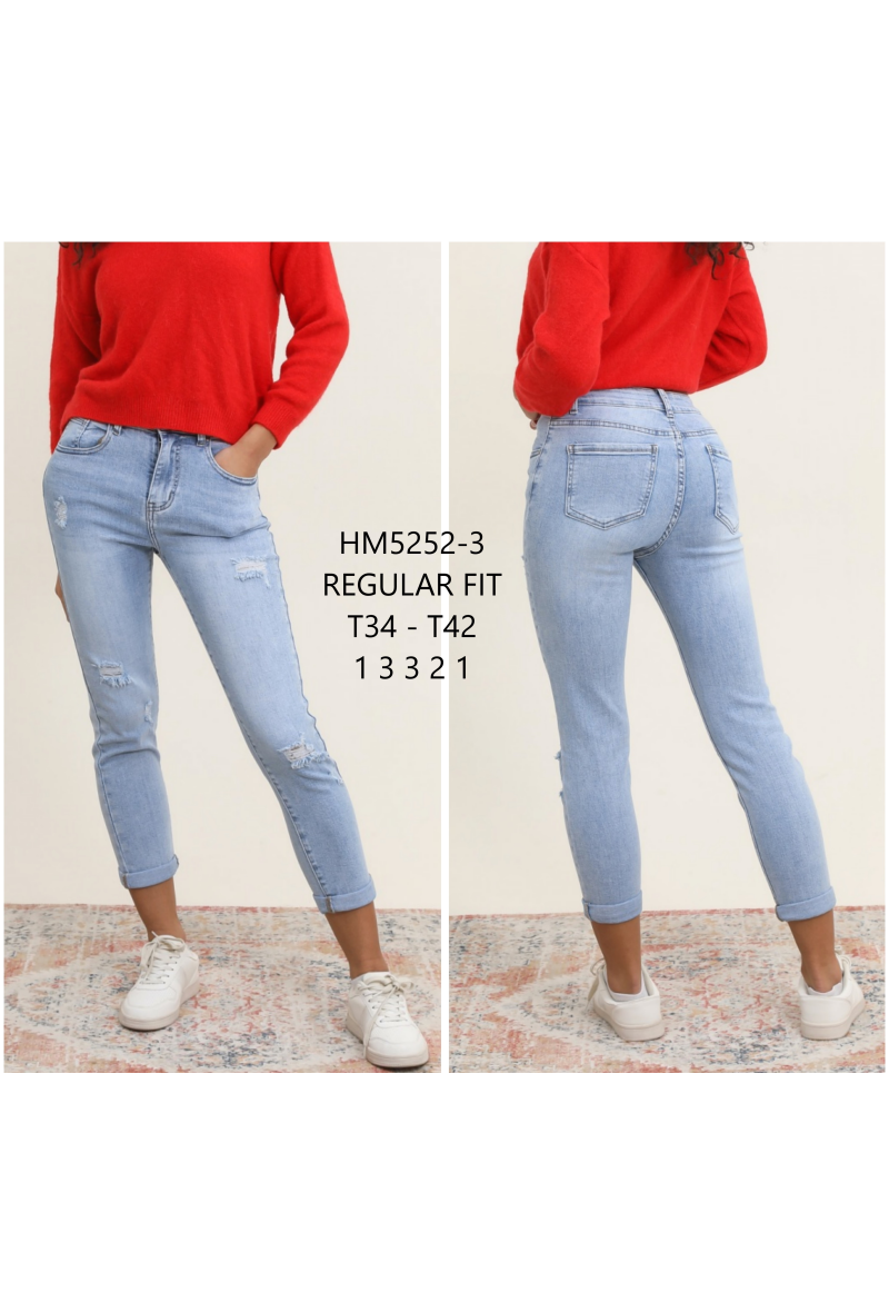 Regular jeans déchiré