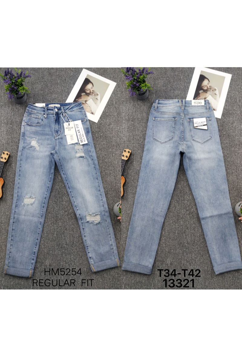 Regular jeans déchiré