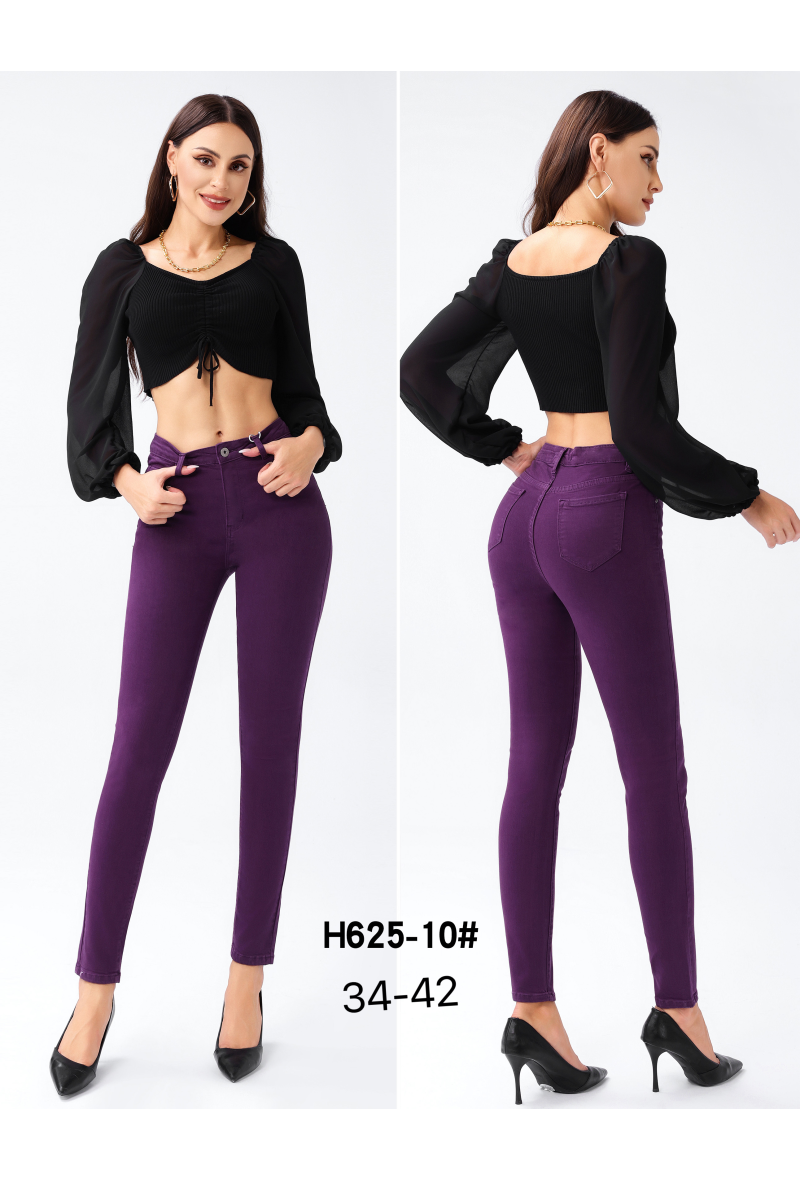 Pantalon taille haute skinny
