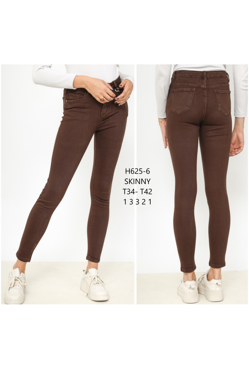 Pantalon taille haute skinny
