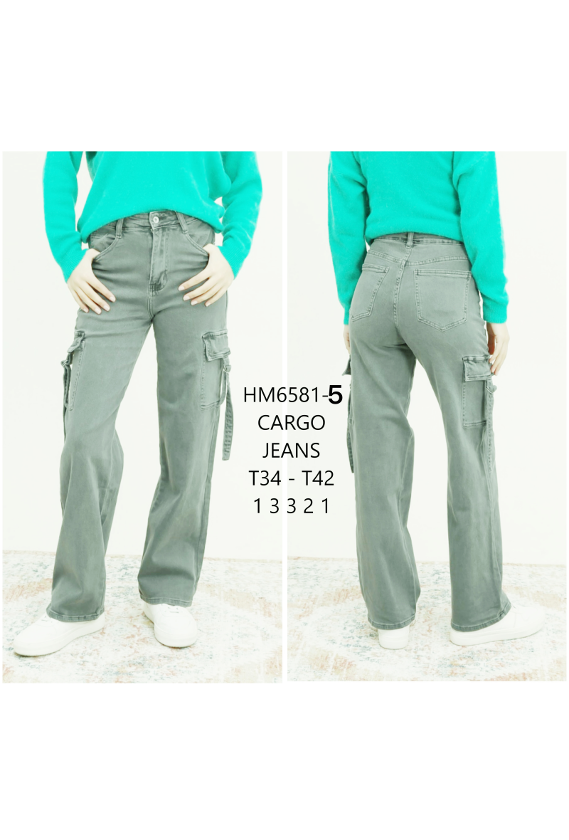 Pantalon cargo  large