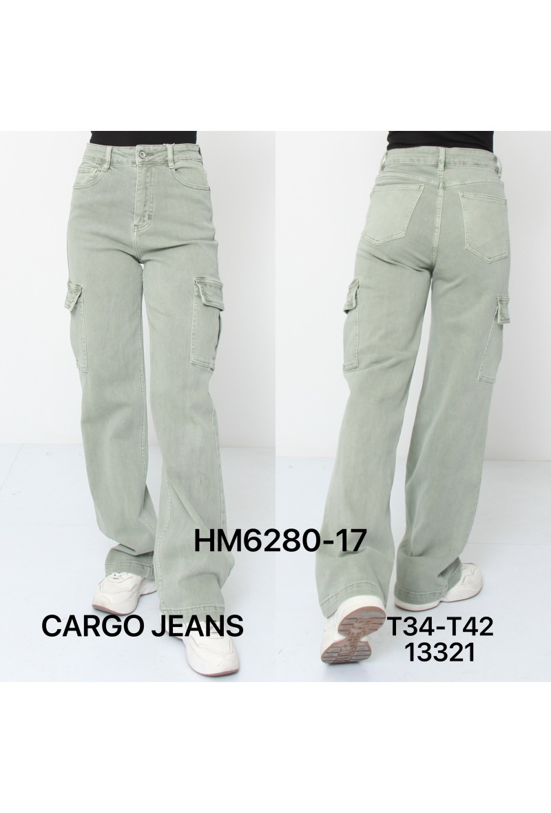 Pantalon cargo  large
