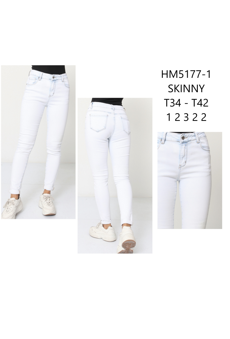 Jeans taille haute skinny