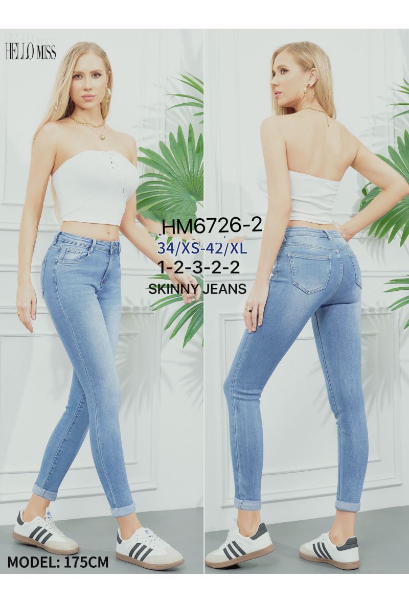 Jeans taille normal skinny