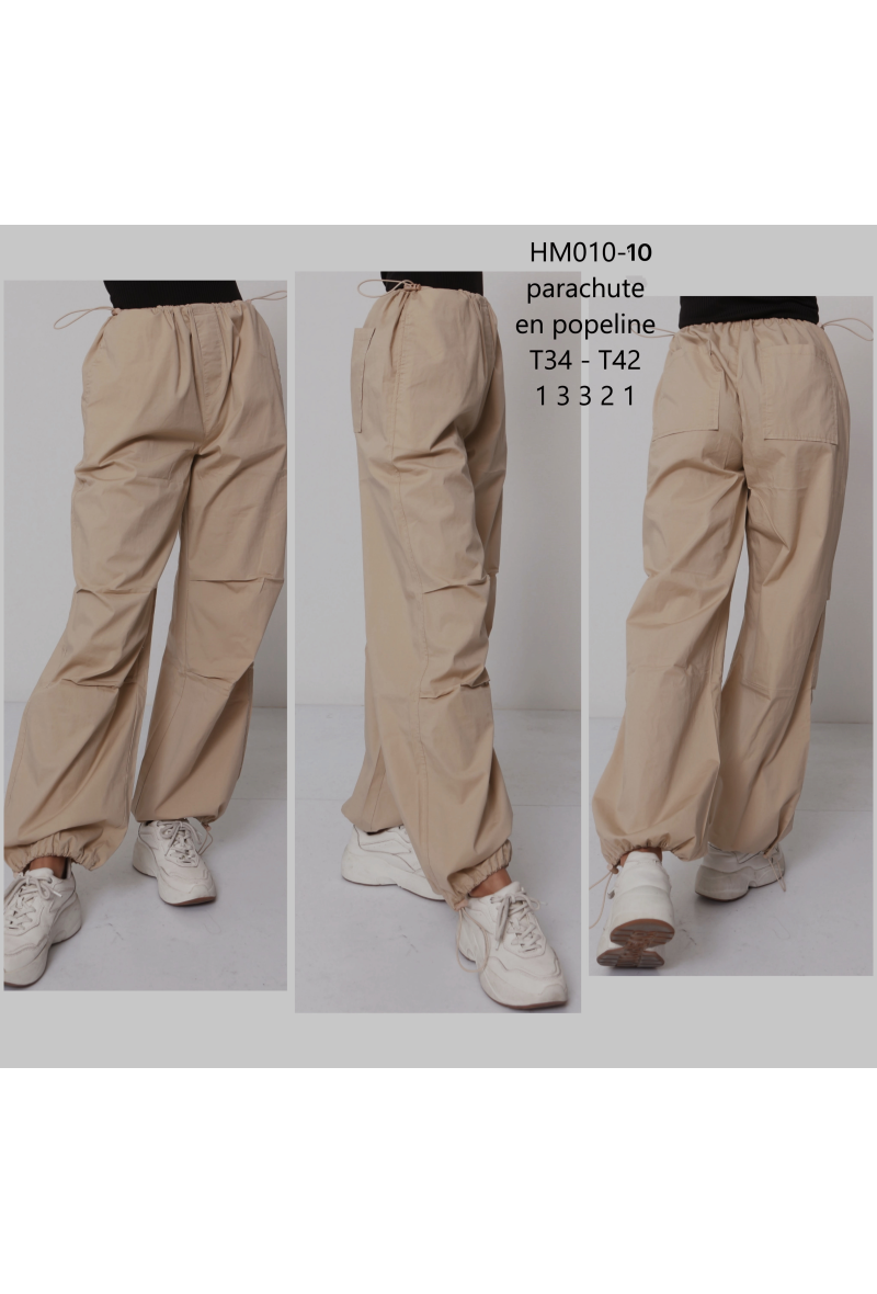 Pantalon parachute