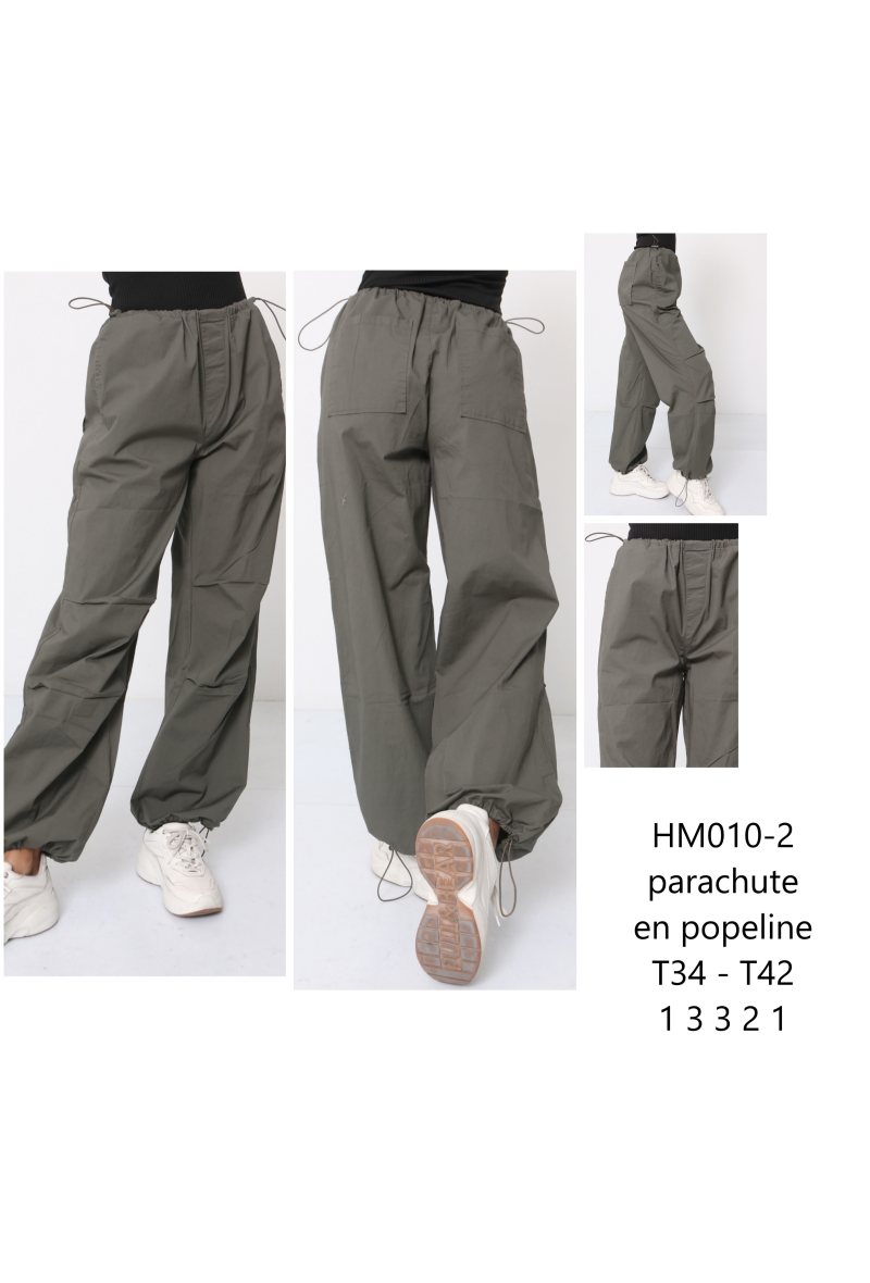 Pantalon parachute
