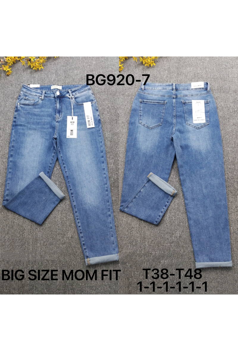Jeans grande taille Mum fit