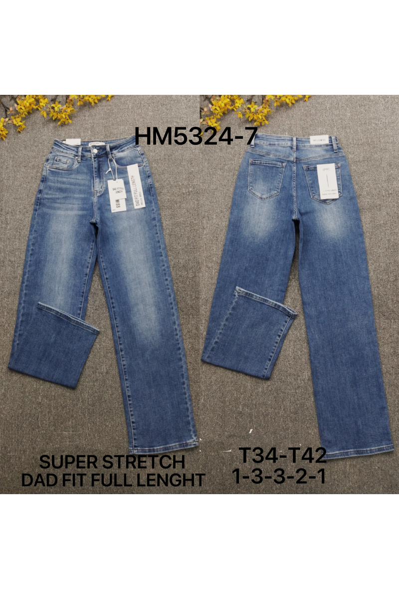 Jeans droit large