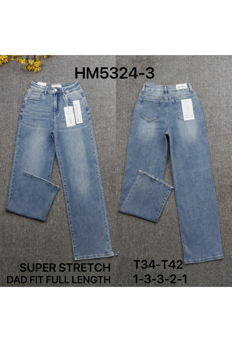 Jeans droit large