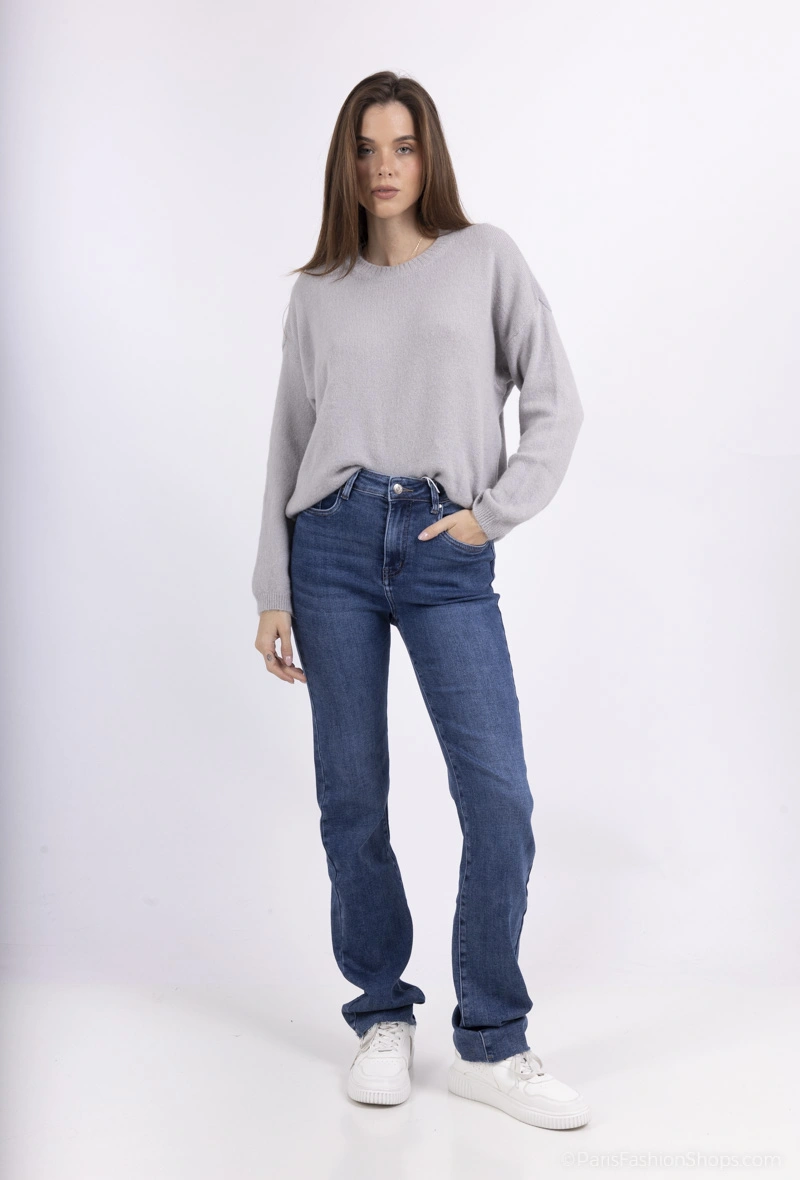 Jean droit extra long -straight